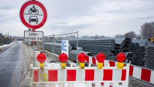 Baustelle - Anfahrt trotzdem möglich